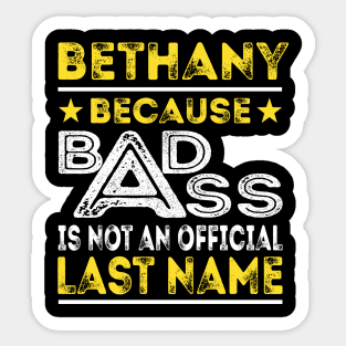 BETHANY Sticker